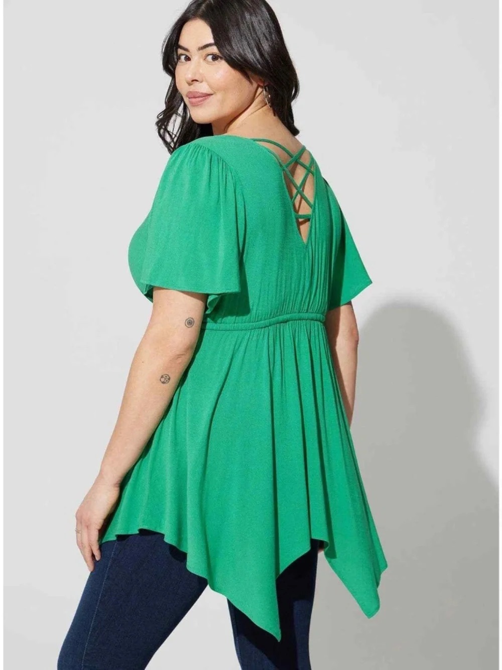 Torrid 4X Bundle – 4 Boho Floral & Flowy Blouses | Plus Size Spring Tops - Picture 4 of 10